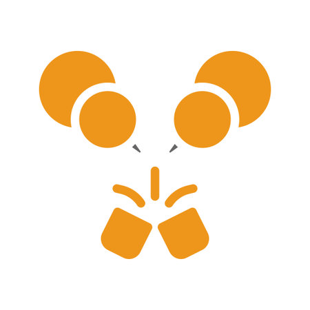 Calabash icon solid style orange grey colour chinese new year vector element and symbol perfect.のイラスト素材