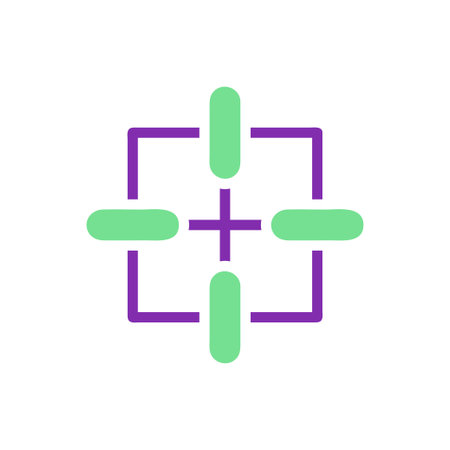 Astronomy icon solid purple green colour universe vector element and symbol perfect.