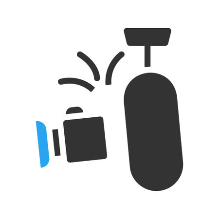 Boxing icon solid blue black colour sport illustration vector element and symbol perfect.のイラスト素材