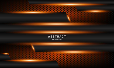 Orange modern abstract background for social media design wallpaper vectorのイラスト素材