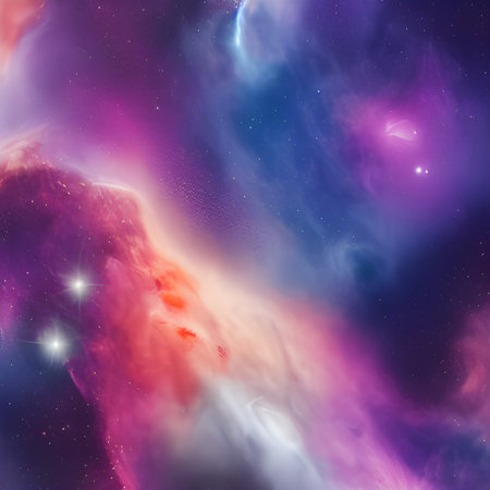galaxy space abstract background, nebula light sky, random element design, wallpaperの素材
