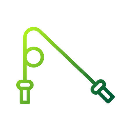 Jump rope icon gradient green colour sport illustration vector element and symbol perfect.のイラスト素材