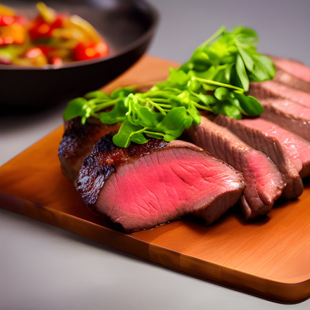 grilled beef fillet steak meat, Juicy medium rare beef with spices picture, wallpaperの素材