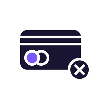 Card icon solid purple black illustration vector element and symbol perfect.のイラスト素材