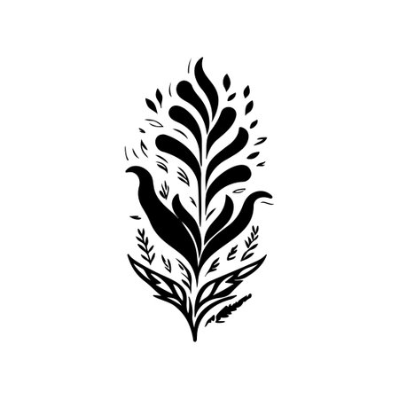 Hand love Icon hand draw black colour world humanitarian day logo vector element and symbolのイラスト素材