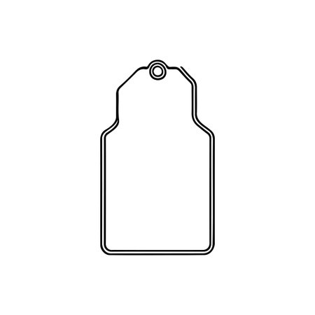 Tag Icon hand draw black colour cyber Monday logo vector element and symbolのイラスト素材