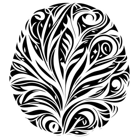 Laser engraving patterns ornament decoration illustration sketch hand draw elementのイラスト素材