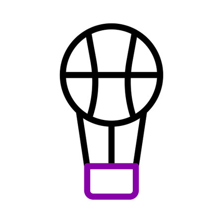 Sport fitness icon duocolor pink black elementのイラスト素材