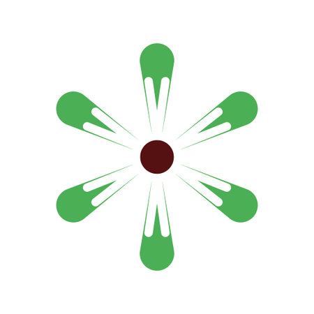 tree icon solid green brown elementのイラスト素材