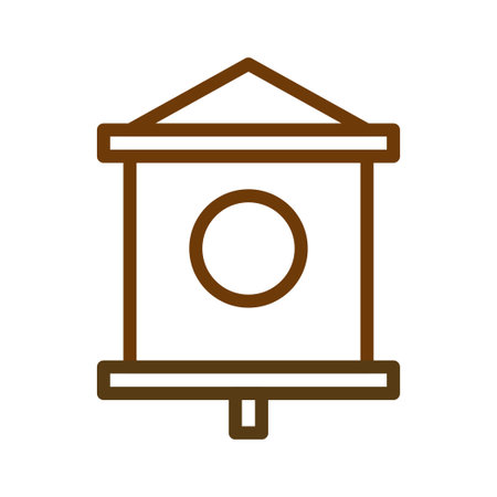 agriculture icon duocolor brown summer elementのイラスト素材