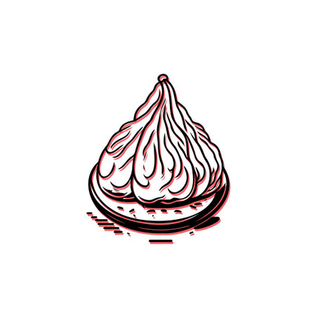 Dim Sum Illustration. Concept of Asian Cuisine and Food.のイラスト素材