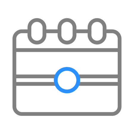 Calendar icon, schedule and event planner concept, simple design.のイラスト素材