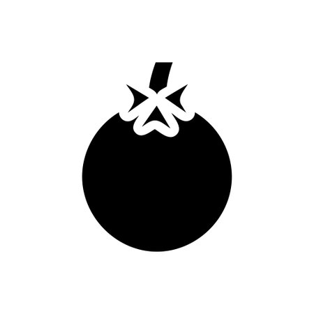 Tomato icon. Concept of healthy eating and fresh food.のイラスト素材