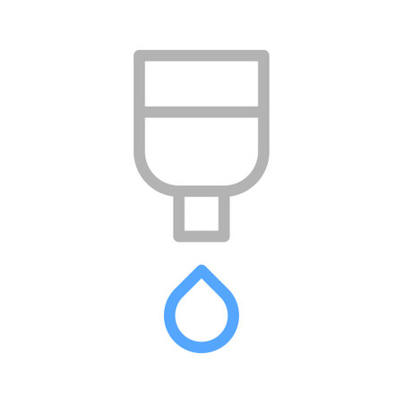 Water drop icon. Concept of saving water, ecology, and environmental protection.のイラスト素材