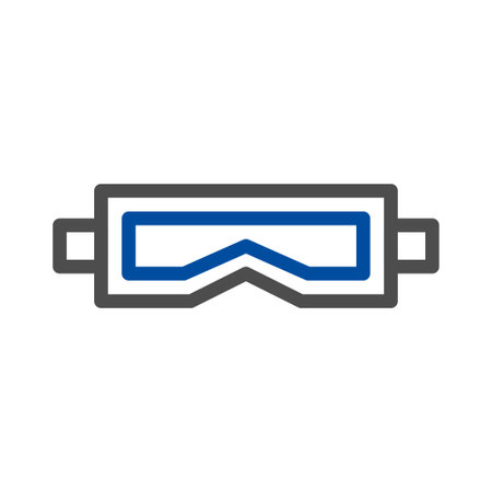 Protective goggles icon. Concept of safety, protection, and security.