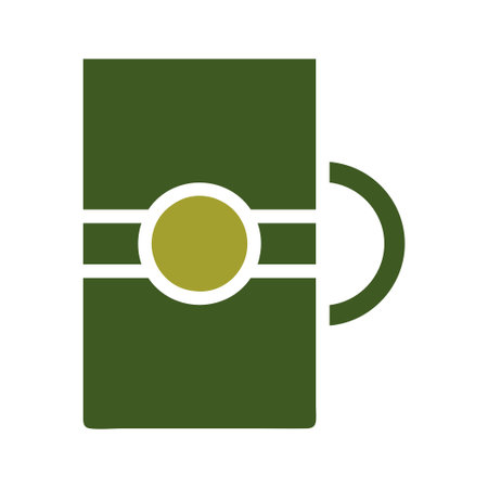 Digital product packaging icon. Concept of software, e book, or digital content.のイラスト素材