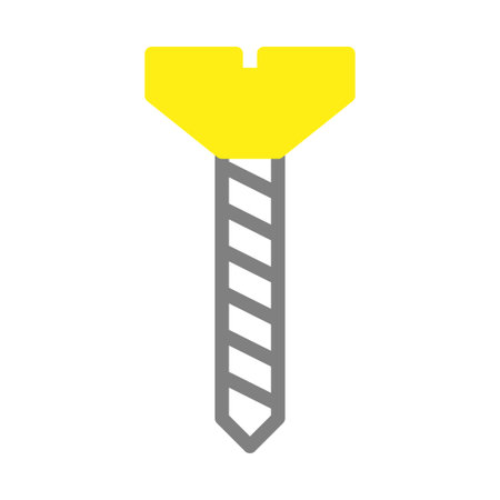 Screw Icon.  Fastener, Construction, Repair, DIY, Hardwareのイラスト素材