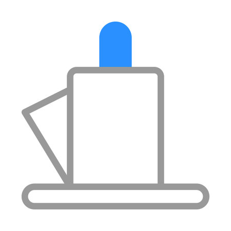 Simple Line Art Illustration of a Pocket Lighter.  Concept of Portable Fire Starter.のイラスト素材