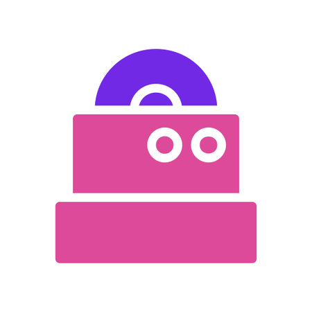 A graphic with a purple semi-circle on top of two pink rectanglesのイラスト素材