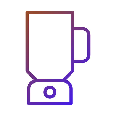 Isolated gradient blender icon on a white background.のイラスト素材