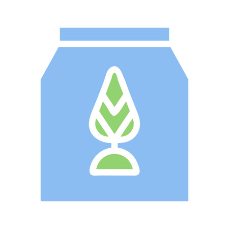 Eco product packaging, natural food label design. Vector icon for organic, vegan, and farm-fresh products, promotes healthy and sustainable choices.のイラスト素材