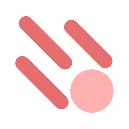 A clean and modern geometric composition featuring abstract pink shapes. The minimalist design and...
