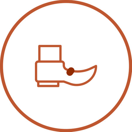 Minimalist line drawing featuring traditional turkish shoes, showcasing cultural footwear in a simple and elegant design, perfect for adding an ethnic touch to any project.のイラスト素材