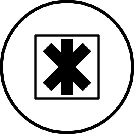 This image portrays the Emergency Medical Symbol, a crucial symbol for healthcare and assistance. Representing immediate help, it signifies medical expertise and support.のイラスト素材