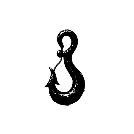 This minimalist art features a distorted figure eight shape in black and white. The abstract design provides a contemporary and elegant visual element.のイラスト素材