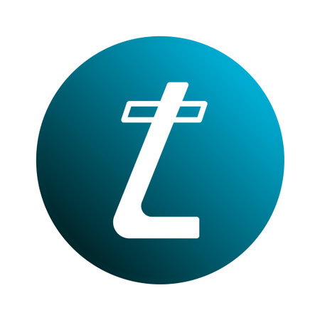 A clean and professional logo featuring the letter T. Encased in a blue gradient circle, ideal for modern business and technology brands.のイラスト素材