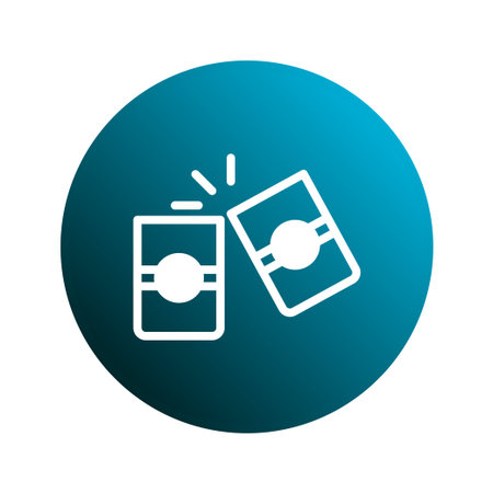 A minimalist icon depicts two cans clinking together in a gesture of celebration. The icon is set...