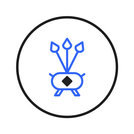 A minimalist abstract icon representing growth, innovation, and interconnectedness. Clean lines and geometric shapes create a modern symbol suitable for technology, business, or creative projectsのイラスト素材