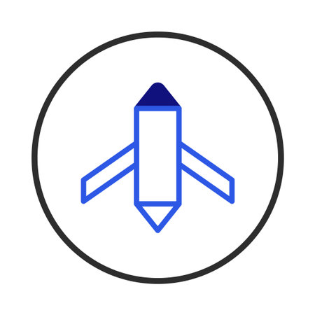 A captivating geometric arrow design encased within a circle symbolizes forward direction, innovation, and strategic planning. This abstract emblem offers a modern aesthetic, ideal for illustratingのイラスト素材