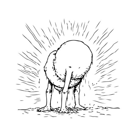 A strange monochrome entity is bowed, almost in submission, while radiating energy outward. This odd illustration evokes a sense of the surreal and unsettling creating an enigmatic vibe that leavesのイラスト素材