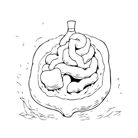 A captivating dessert illustration that captures the essence of a stylized sweet treat, the artwork showcasing intricate swirls of creamy filling, designed for a visual indulgence, with a touch ofのイラスト素材