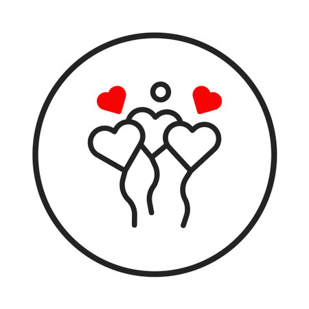 This image displays a collection of stylized hearts. It evokes notions of affection, happiness, and the joy of human connection. It creates a positive and cheerful mood, perfect for conveyingのイラスト素材