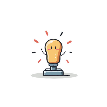 A cheerful stamp character radiates joy and enthusiasm. This captivating image is ideal for projects seeking a fun, lighthearted touch. It captures creativity and positivity, making it perfect for aのイラスト素材