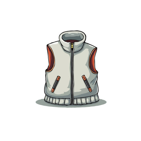 Pixel art illustration of a padded vest. Perfect for game assets, icons, or graphic design projects.のイラスト素材