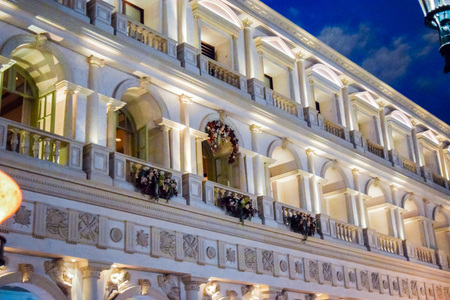 Las Vegas, NV, USA . January 21, 2016:  The interior of the Venetian hotel & Casino in Las Vega. With more than 4000 suites it's one of the most famous hotels in the world.のeditorial素材