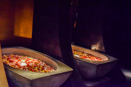 Las Vegas, NV, USA . January 21, 2016:  The interior of the Venetian hotel & Casino in Las Vega tao. With more than 4000 suites it's one of the most famous hotels in the world.のeditorial素材