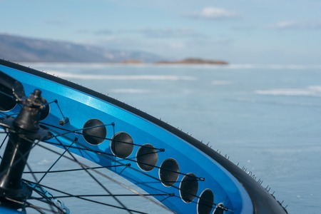 Fatbike. Fat tire bike.の写真素材