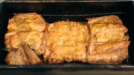 Grilled smoked barbecue.の写真素材