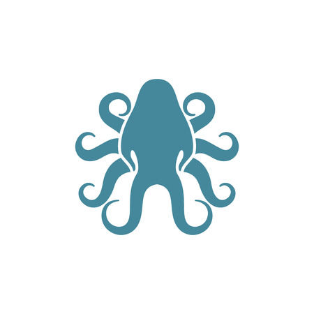 Octopus logo design vector, octopus logo design, simple octopus vectorのイラスト素材
