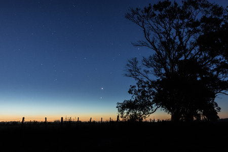 long exposure on the roadの写真素材
