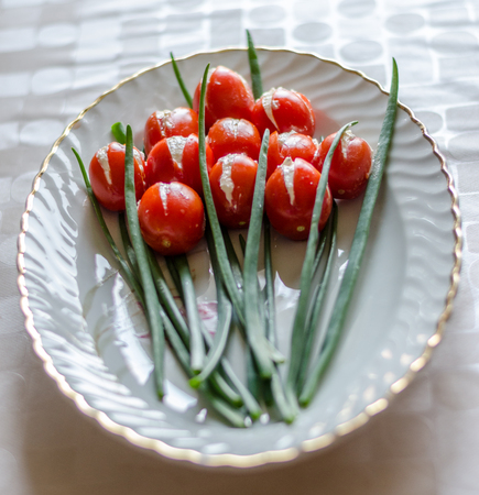 Tulip tomatoesの写真素材
