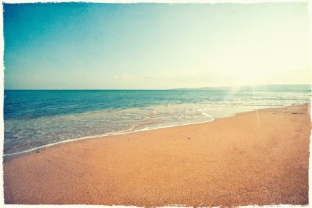 Vintage beach background