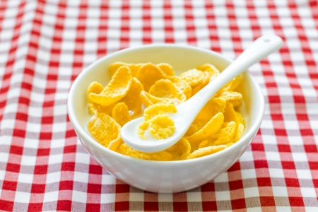Corn flakesの写真素材