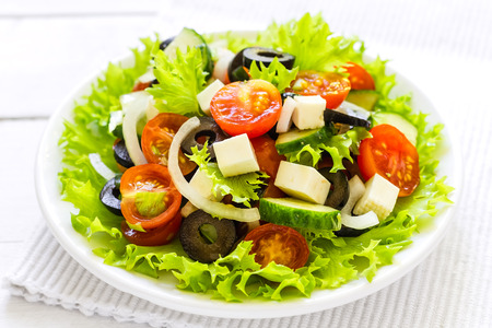 Greek saladの写真素材