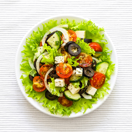 Greek saladの写真素材