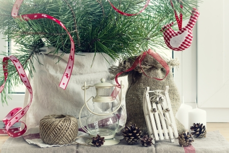 Christmas decorationsの写真素材